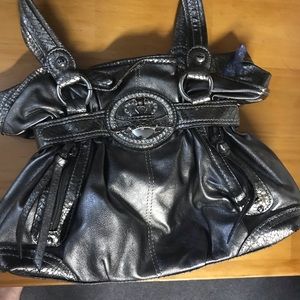 Silver sparkly purse